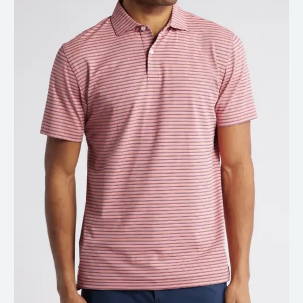 Peter Millar Golf Shirt Large Excellent Condition